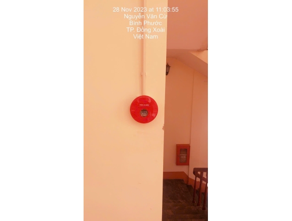 Lắp đặt hệ thống PCCC tại cơ sở Ban tổ chức Tỉnh Bình Phước