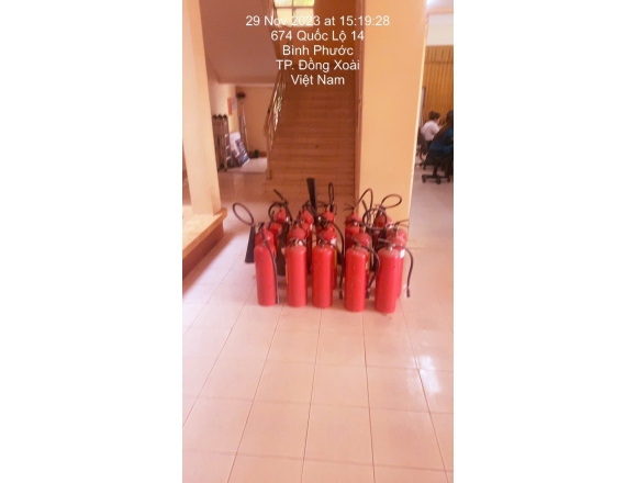 Lắp đặt hệ thống PCCC tại cơ sở Ban tổ chức Tỉnh Bình Phước