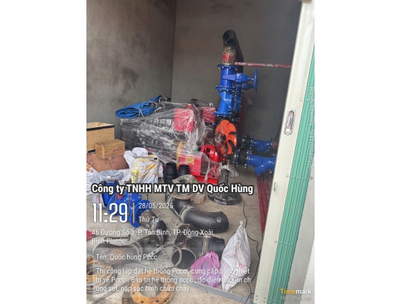 Thi công PCCC Trại Tạm giam C.A Tỉnh Bình Phước