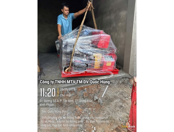 Thi công PCCC Trại Tạm giam C.A Tỉnh Bình Phước