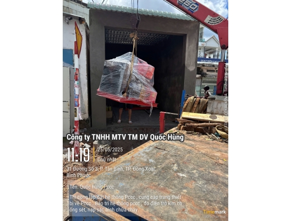 Thi công PCCC Trại Tạm giam C.A Tỉnh Bình Phước