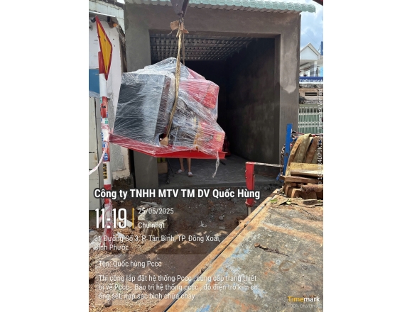 Thi công PCCC Trại Tạm giam C.A Tỉnh Bình Phước