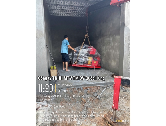 Thi công PCCC Trại Tạm giam C.A Tỉnh Bình Phước