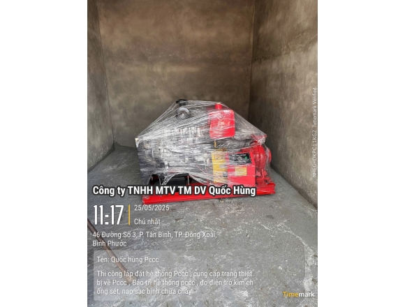 Thi công PCCC Trại Tạm giam C.A Tỉnh Bình Phước