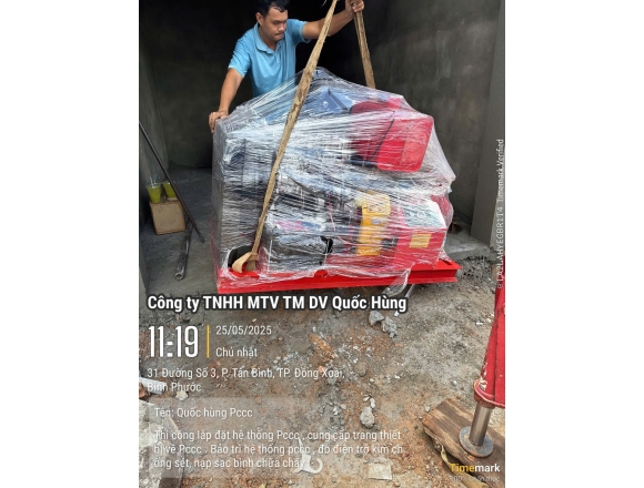 Thi công PCCC Trại Tạm giam C.A Tỉnh Bình Phước