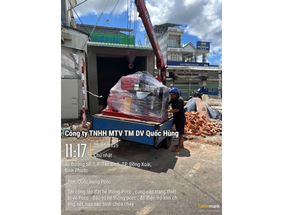 Thi công PCCC Trại Tạm giam C.A Tỉnh Bình Phước