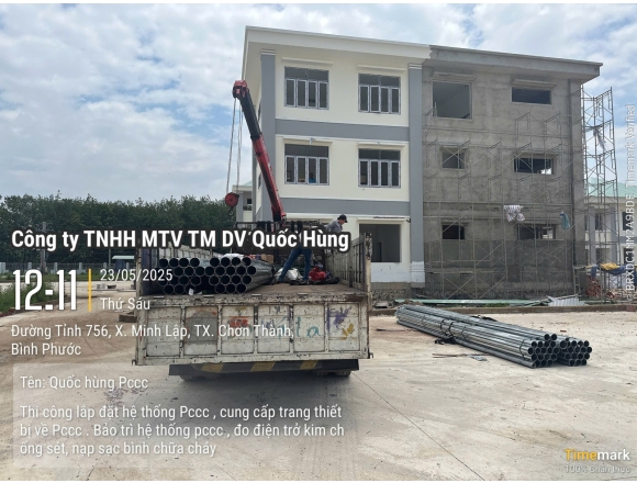 Thi công PCCC Trại Tạm giam C.A Tỉnh Bình Phước