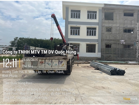 Thi công PCCC Trại Tạm giam C.A Tỉnh Bình Phước