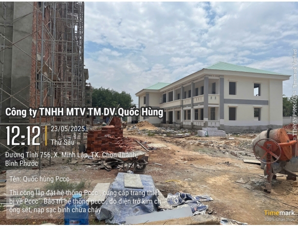 Thi công PCCC Trại Tạm giam C.A Tỉnh Bình Phước