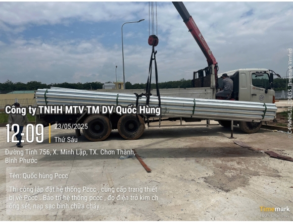 Thi công PCCC Trại Tạm giam C.A Tỉnh Bình Phước