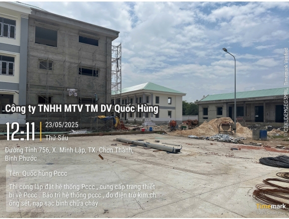 Thi công PCCC Trại Tạm giam C.A Tỉnh Bình Phước