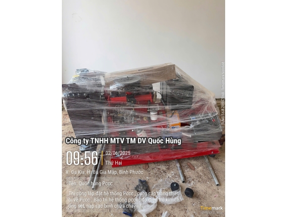 Thi công PCCC Uỷ ban Nhân dân Xã Dakia huyện Bù Gia Mập