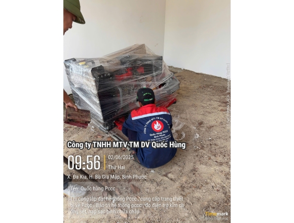 Thi công PCCC Uỷ ban Nhân dân Xã Dakia huyện Bù Gia Mập