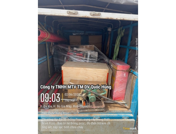 Thi công PCCC Uỷ ban Nhân dân Xã Dakia huyện Bù Gia Mập