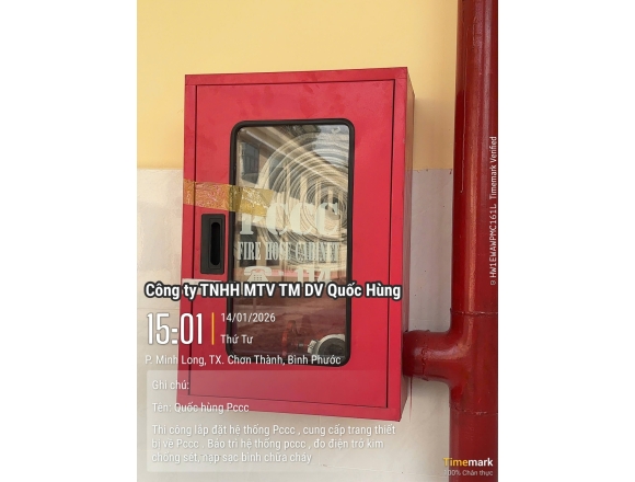 HỆ THỐNG PCCC TRƯỜNG TIỂU HỌC và THCS Minh LONG