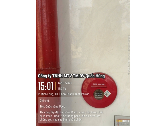 HỆ THỐNG PCCC TRƯỜNG TIỂU HỌC và THCS Minh LONG