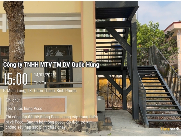 HỆ THỐNG PCCC TRƯỜNG TIỂU HỌC và THCS Minh LONG