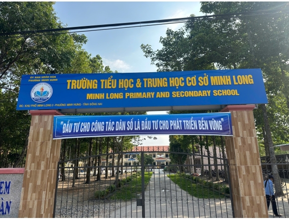 HỆ THỐNG PCCC TRƯỜNG TIỂU HỌC và THCS Minh LONG