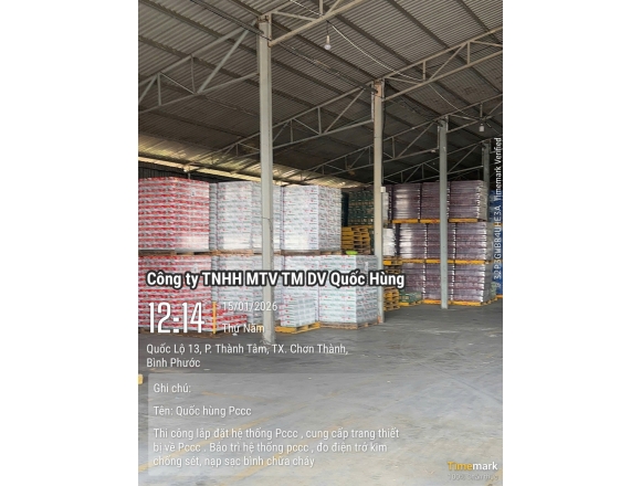 Tư vấn thiết kế thi công lắp đặt hệ thống pccc Công ty Vinh Lợi Phát