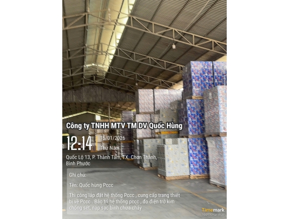 Tư vấn thiết kế thi công lắp đặt hệ thống pccc Công ty Vinh Lợi Phát