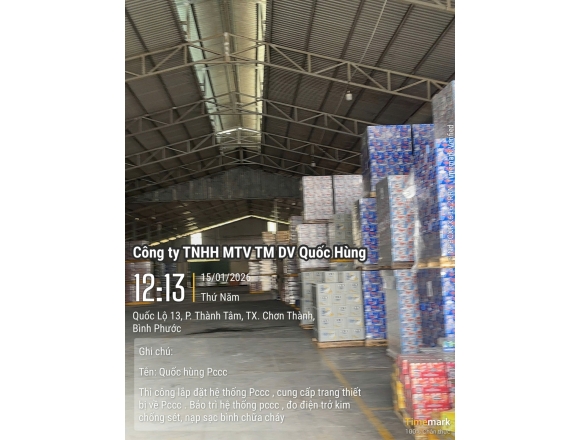 Tư vấn thiết kế thi công lắp đặt hệ thống pccc Công ty Vinh Lợi Phát