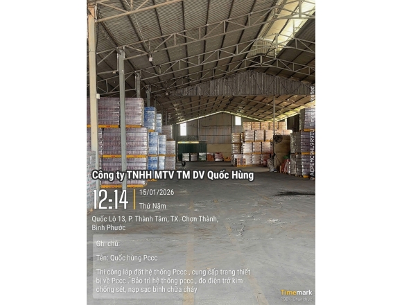 Tư vấn thiết kế thi công lắp đặt hệ thống pccc Công ty Vinh Lợi Phát