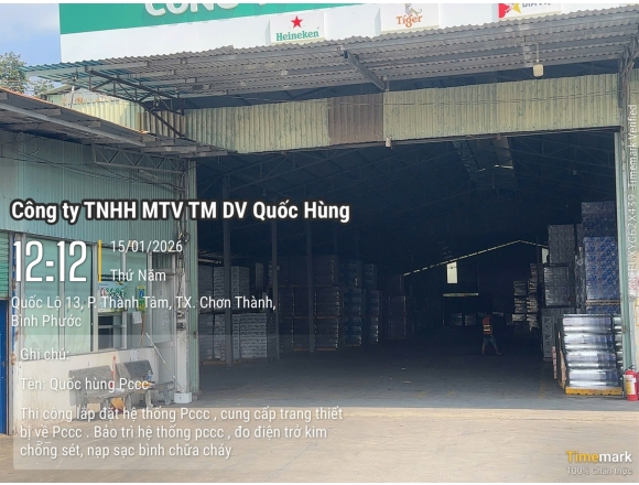 Tư vấn thiết kế thi công lắp đặt hệ thống pccc Công ty Vinh Lợi Phát