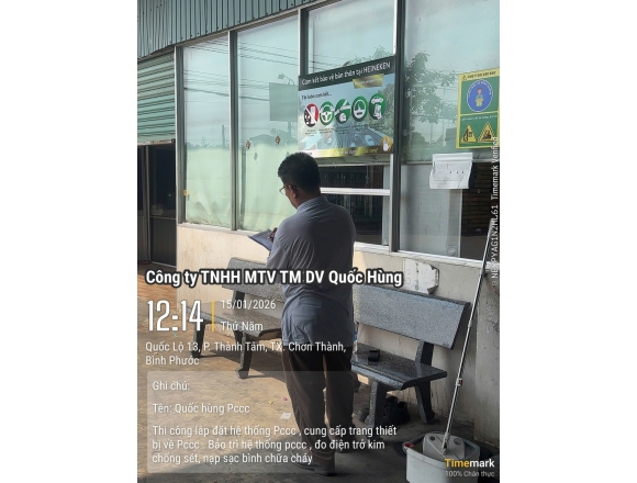 Thi công, thiết kế, thẩm duyệt pccc cây xăng dầu tuấn phương - Bình Phước