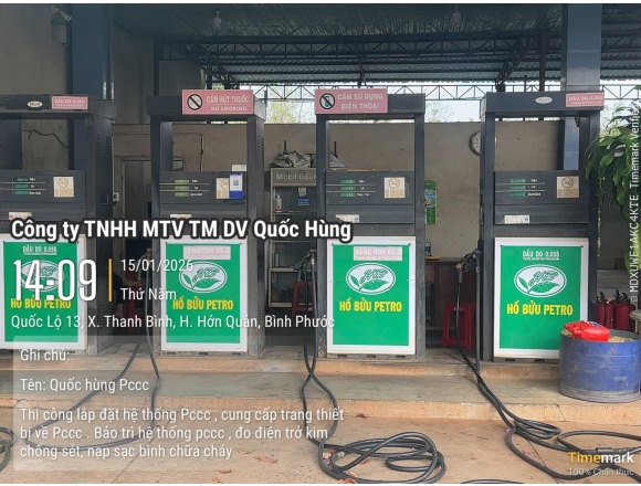 Tư vấn thiết kế thi công lắp đặt hệ thống pccc Công ty Vinh Lợi Phát