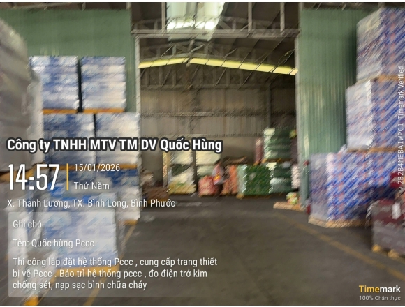 Tư vấn thiết kế thi công lắp đặt hệ thống pccc Công ty Vinh Lợi Phát