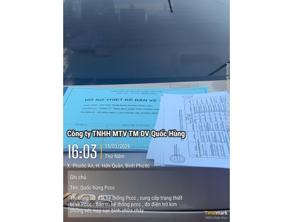 Thiết kế , cải tạo hồ sơ cây xăng dầu Thanh Linh và bàn giao hồ sơ