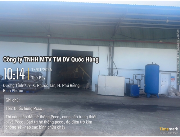 Thi công PCCC công ty hạt điều Tâm Đào - Bình Phước