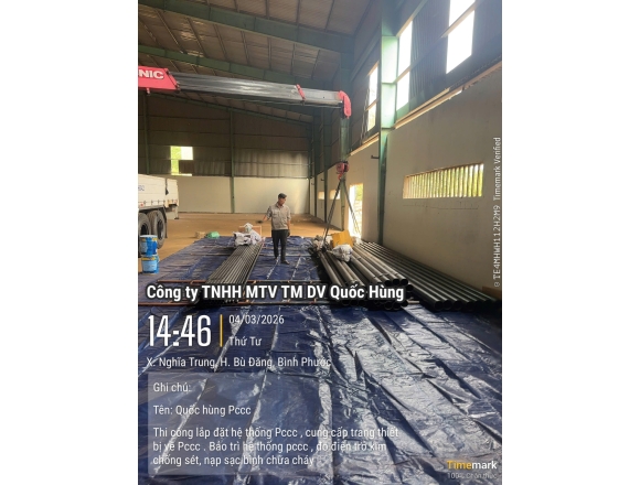 Thi công PCCC nhà xưởng tại Bù Đăng Bình Phước uy tín, đúng chuẩn