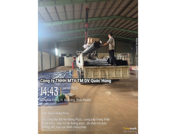 Thi công PCCC nhà xưởng tại Bù Đăng Bình Phước uy tín, đúng chuẩn