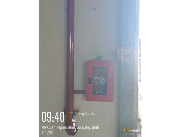 Thi công lắp đặt hệ thống PCCC tại Bù Đăng Bình Phước cho kho xưởng, cơ sở sản xuất