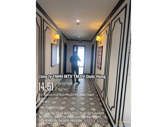 Lắp đặt và nghiệm thu hệ thống PCCC tại Trọng Phát Hotel Chơn Thành Bình Phước