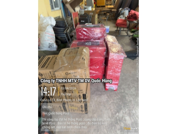 Thi công lắp đặt hệ thống PCCC Trường Tiểu học và Trung học cơ sở Lộc Thịnh