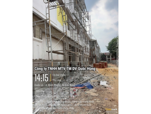 Thi công lắp đặt hệ thống PCCC Trường Tiểu học và Trung học cơ sở Lộc Thịnh