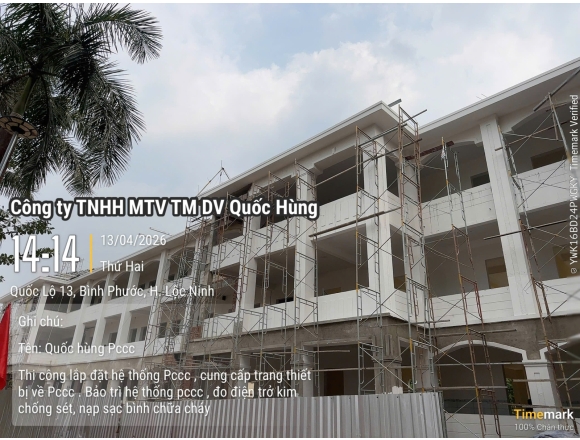 Thi công lắp đặt hệ thống PCCC Trường Tiểu học và Trung học cơ sở Lộc Thịnh