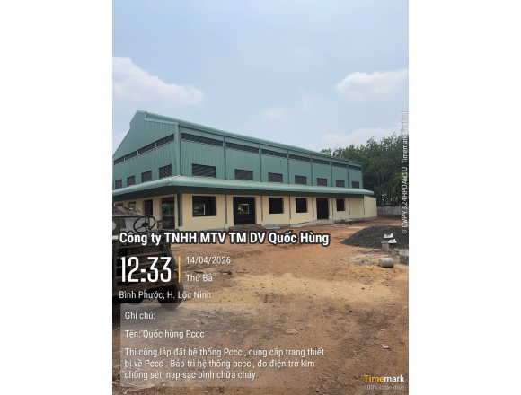 Thi công lắp đặt hệ thống PCCC Trường Tiểu học và Trung học cơ sở Lộc Thịnh