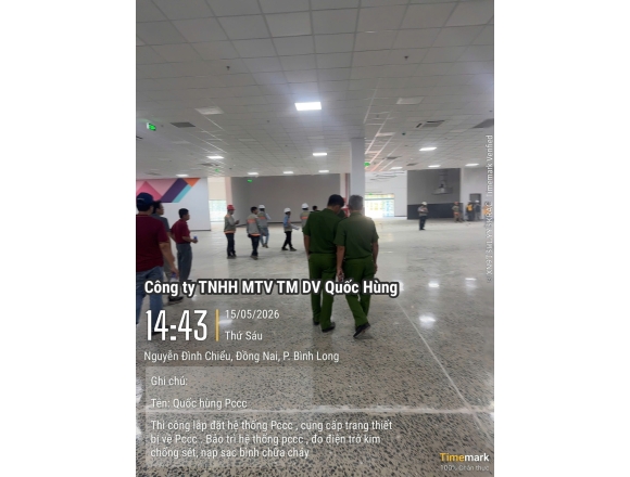 Vận Hành và Nghiệm Thu Hệ Thống PCCC Trung Tâm Thương Mại An Lộc (An Lộc PLAZA)