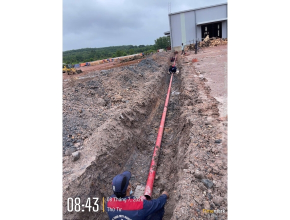 THI CÔNG HỆ THỐNG PCCC CHO NHÀ XƯỞNG CHẾ BIẾN GỖ TẠI ĐỒNG PHÚ, BÌNH PHƯỚC – GIẢI PHÁP AN TOÀN TỪ CÔNG TY PCCC QUỐC HÙNG
