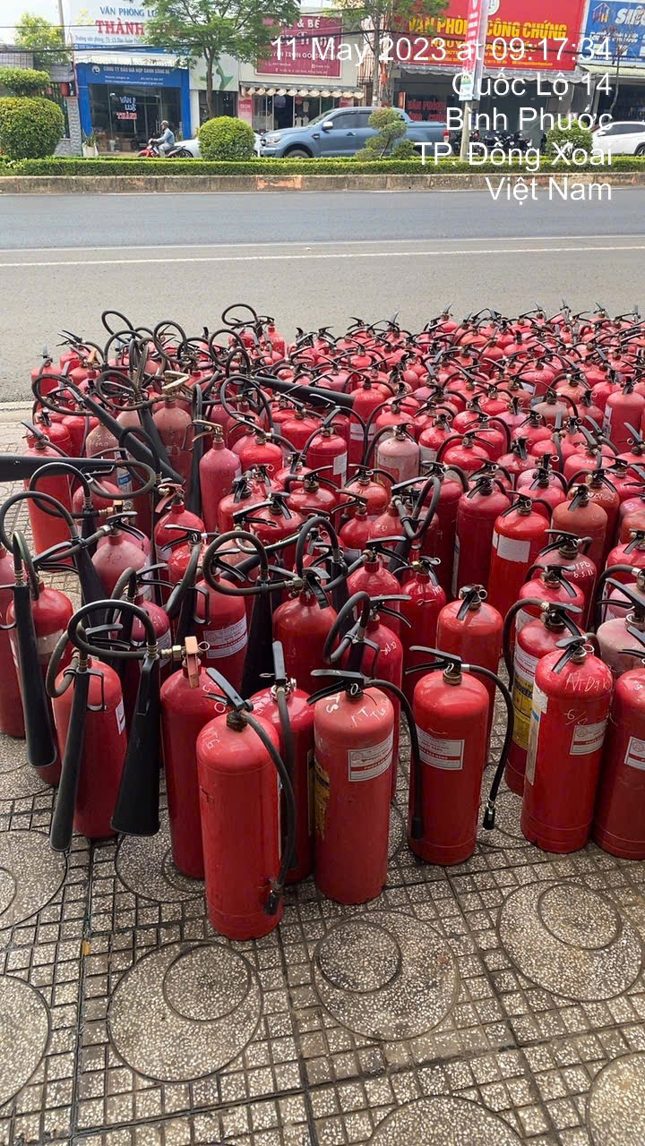 nạp bình chữa cháy bình phước