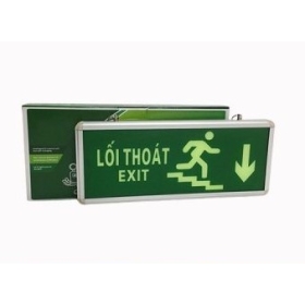Đèn Exit Thoát Hiểm Xuống Cầu Thang Bên Phải VINLIGHTING