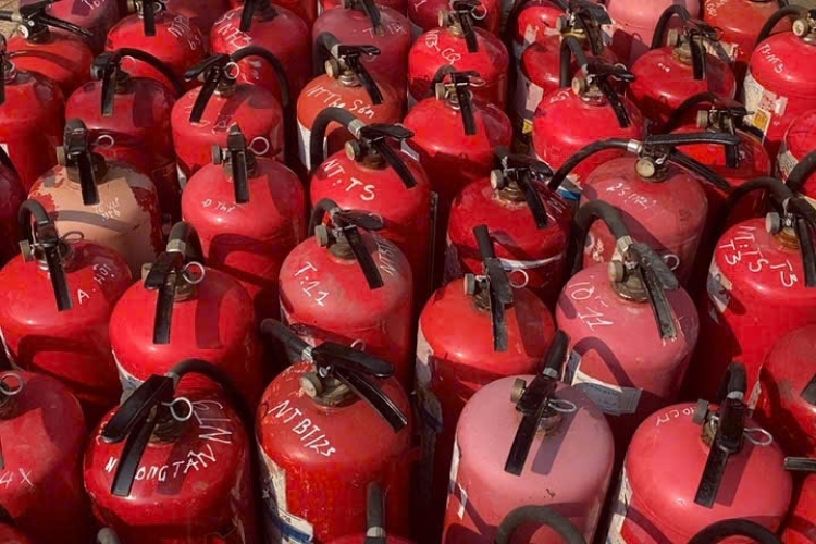 nạp bình chữa cháy tại đồng xoài